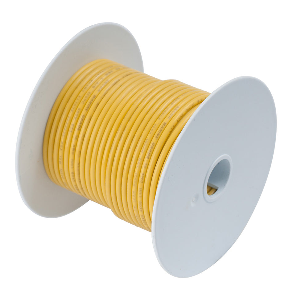 Fil de cuivre étamé jaune Ancor 8 AWG - 250' [111925]