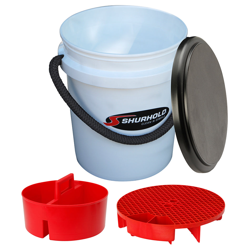 Kit de seau Shurhold - 5 gallons - Blanc [2461]