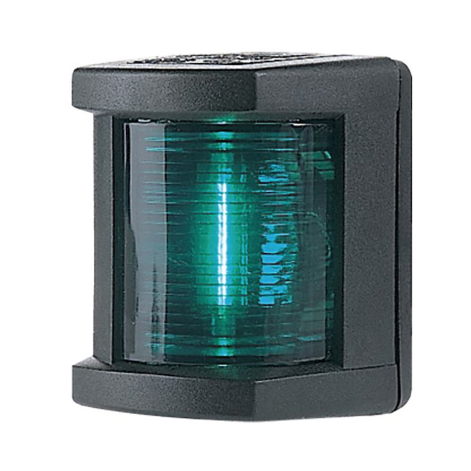 Feu de navigation tribord Hella Marine - Incandescent - 1 nm - Boîtier noir - 12 V [003562025]