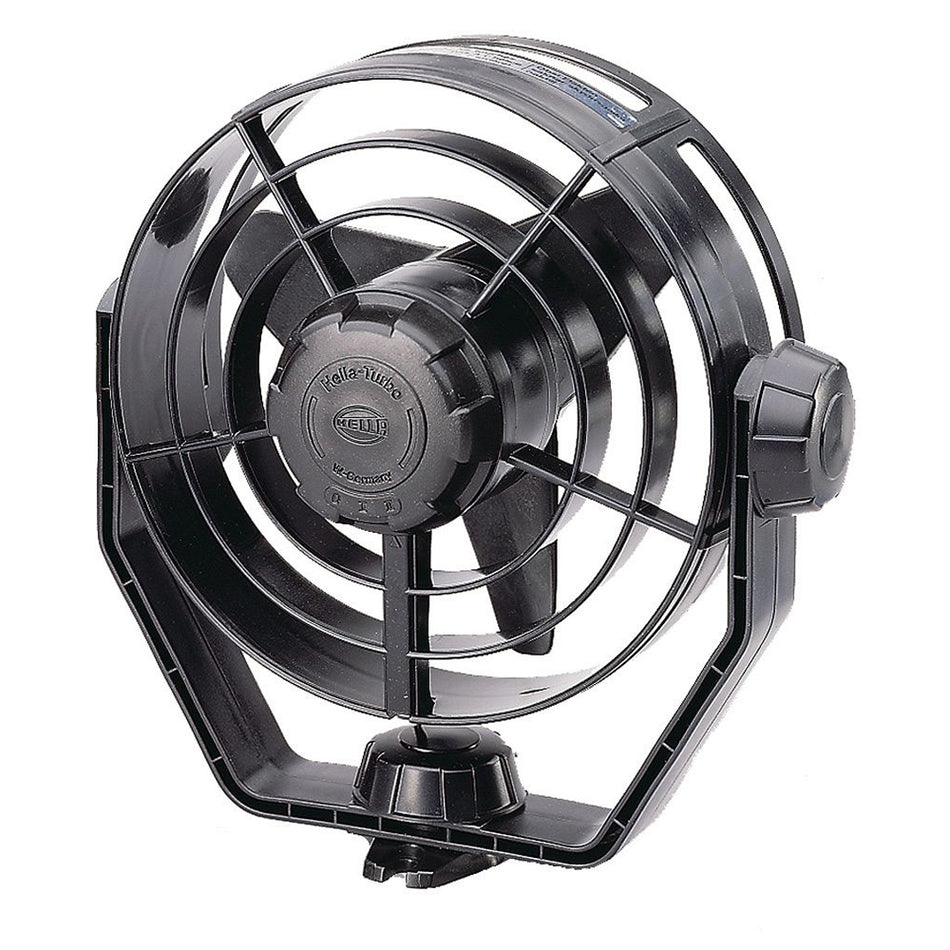 Ventilateur turbo Hella Marine à 2 vitesses - 24 V - Noir [003361012]