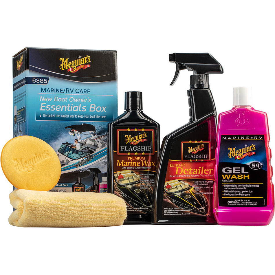 Kit essentiel pour les nouveaux propriétaires de bateaux Meguiars [M6385]