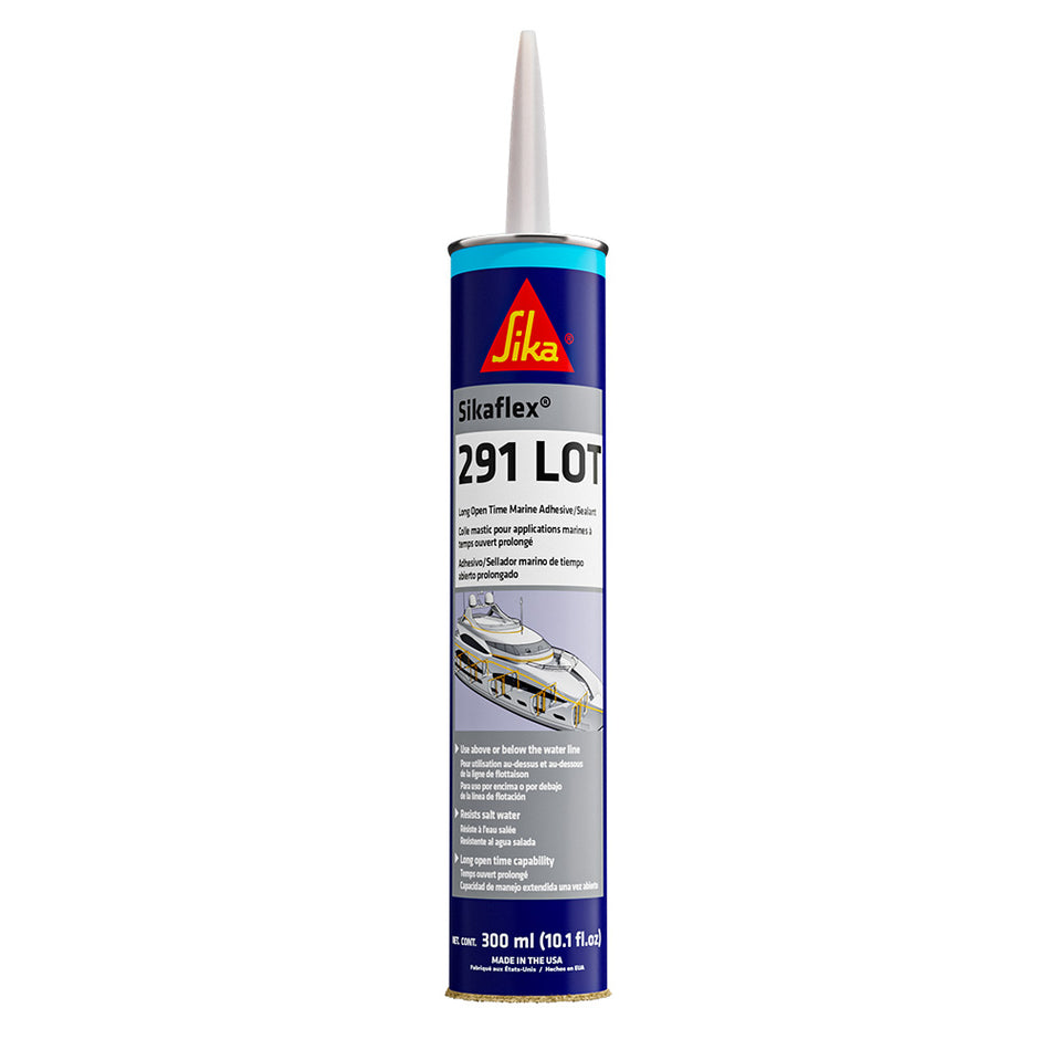 Sika Sikaflex 291 LOT Adhésif et mastic à durcissement lent Cartouche de 300 ml (10,3 oz) - Blanc [90925]