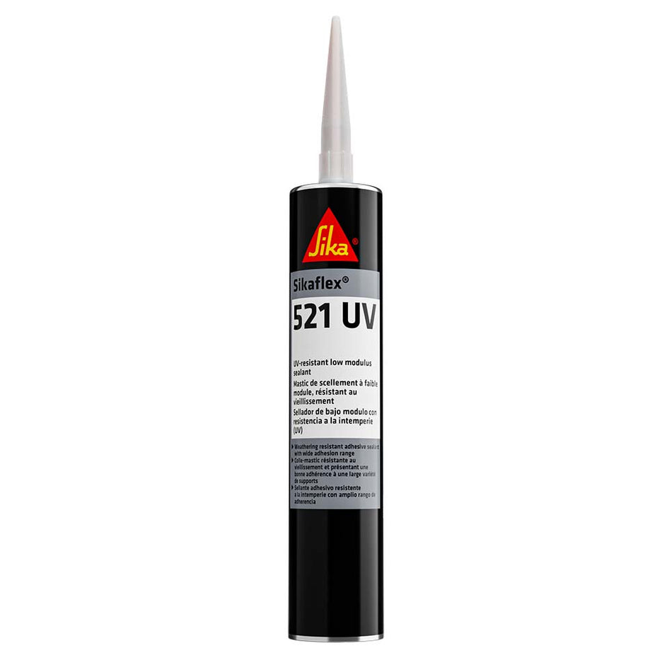 Mastic polyuréthane LM résistant aux UV Sika Sikaflex 521UV - Cartouche de 300 ml - Blanc [106096]