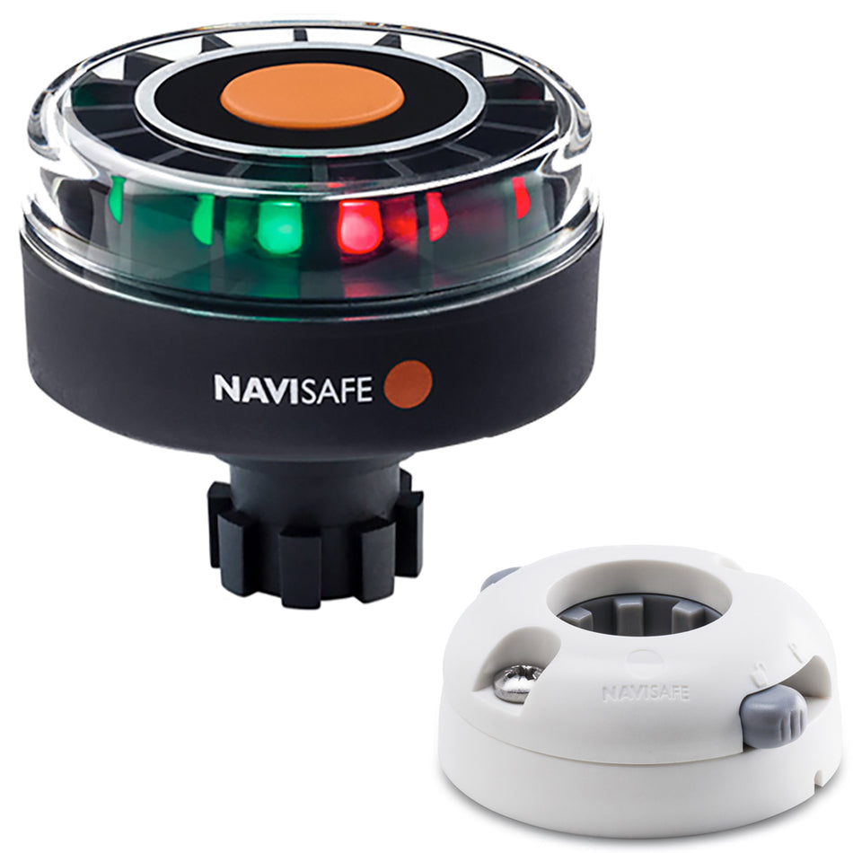 Support horizontal Navisafe Navilight Tricolor 2NM avec base Navibolt - Blanc [342KIIT5]