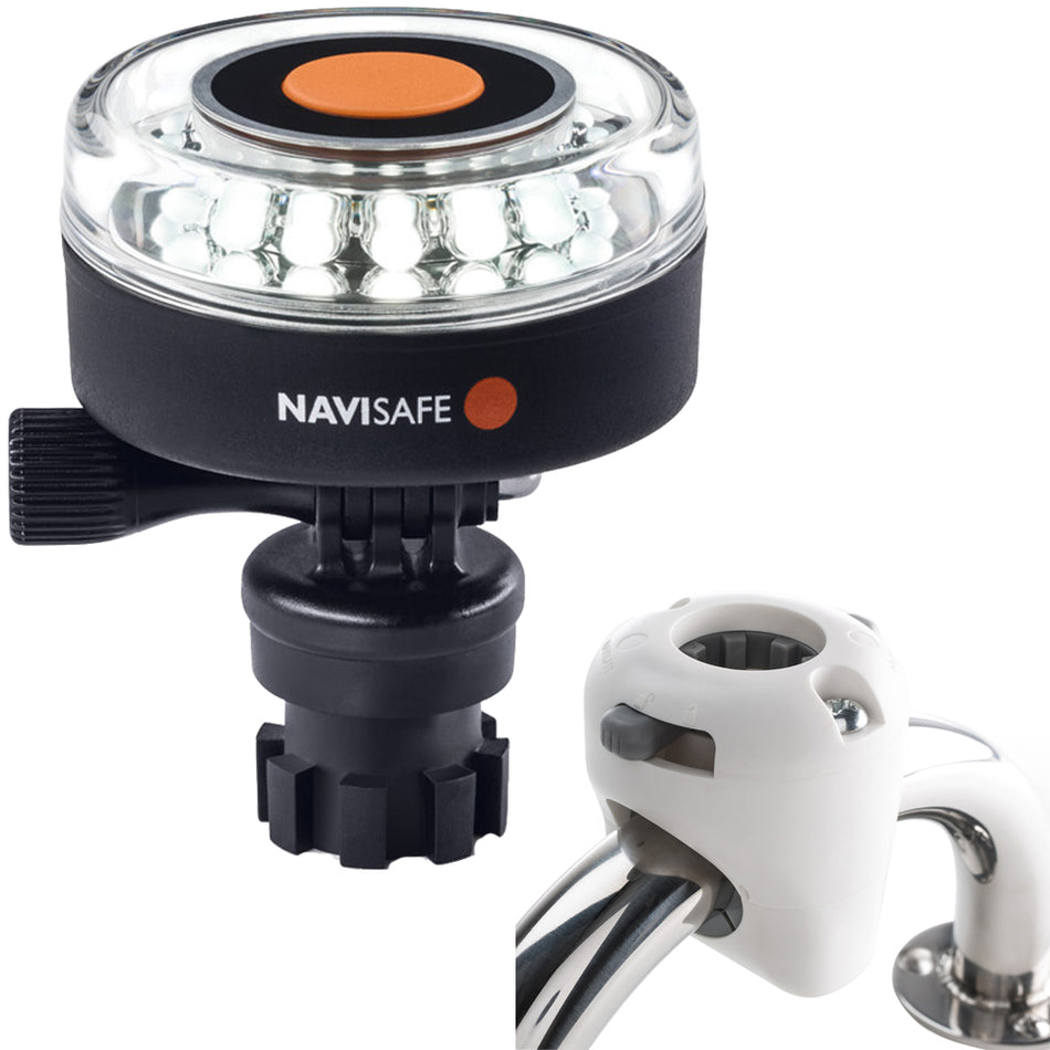 Navisafe Navilight 360 2NM Blanc avec support de rail de base Navimount - Blanc [040KIT3]