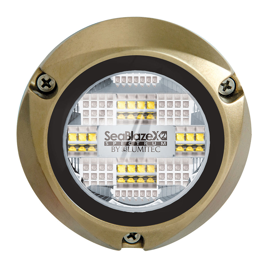 Projecteur LED sous-marin Lumitec SeaBlazeX2 Spectrum - RGBW couleur [101515]