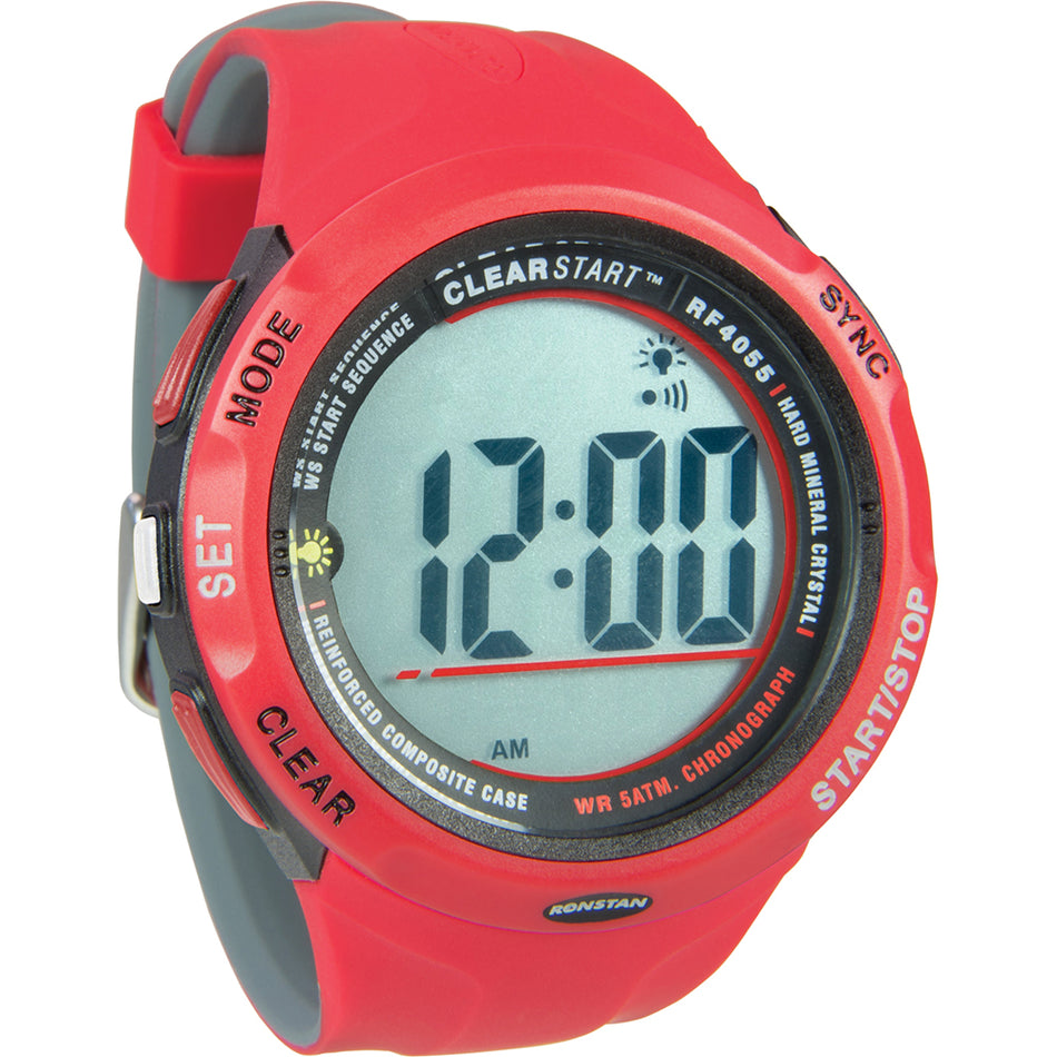 Montre de navigation Ronstan RF4055 ClearStart 50 mm - Rouge/Gris [RF4055]