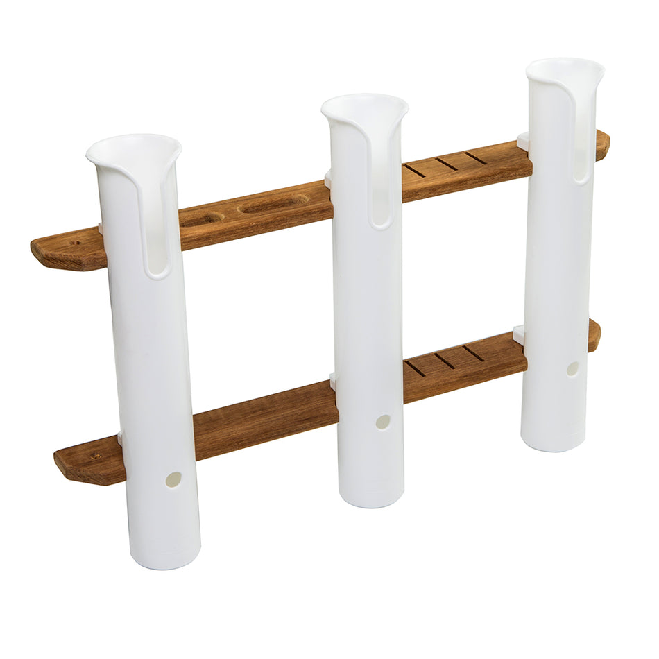 Support de rangement pour tournois Whitecap Teak pour 3 cannes [63449]