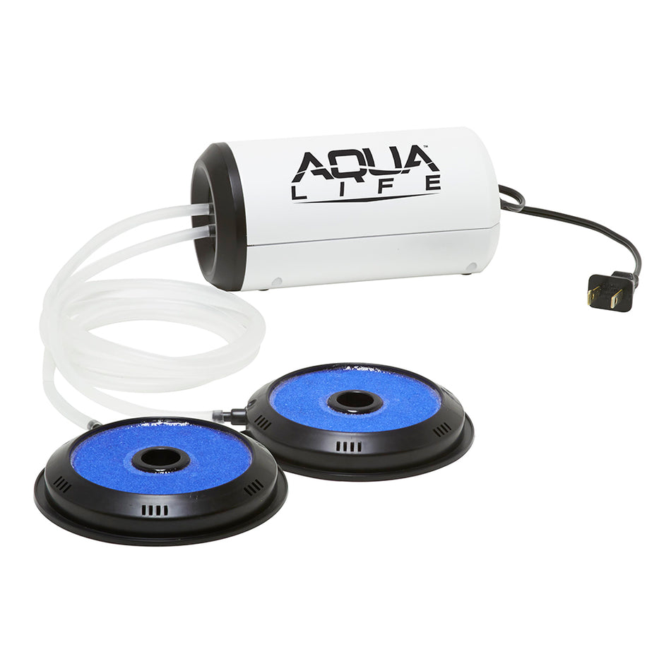 Aérateur Frabill Aqua-Life à double sortie 110 V - Plus de 100 gallons [14212]