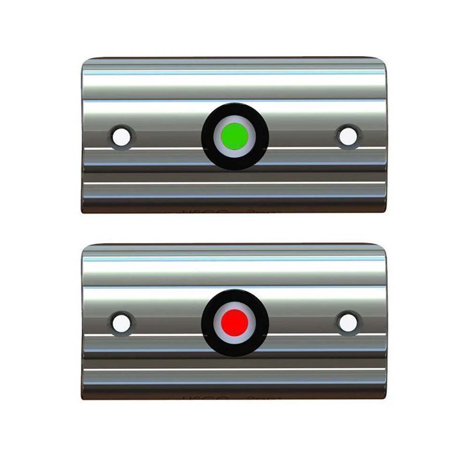 Feux de navigation montés sur rail TACO pour bateaux jusqu'à 30 - bâbord tribord inclus [F38-6602-1]