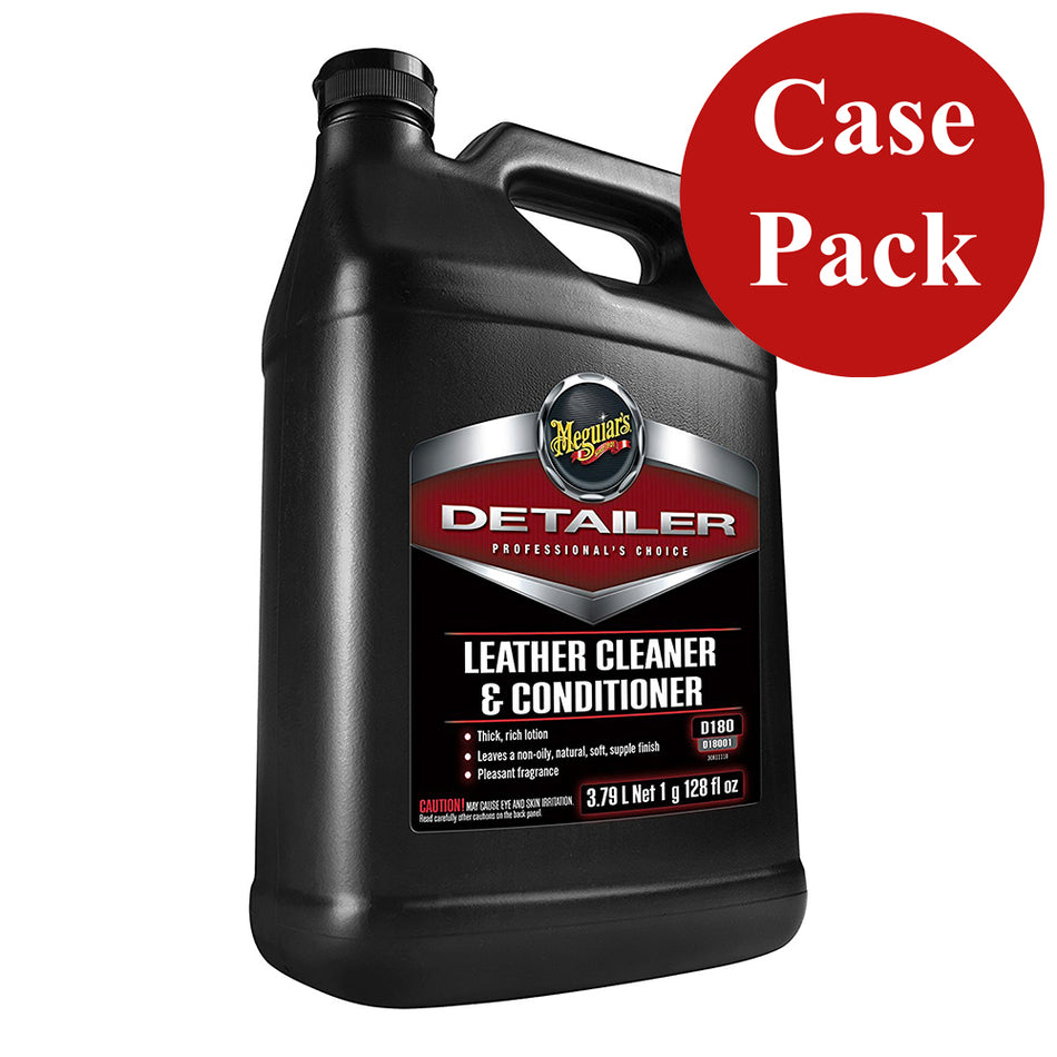 Nettoyant revitalisant pour cuir Meguiars Detailer - 1 gallon *Caisse de 4* [D18001CASE]