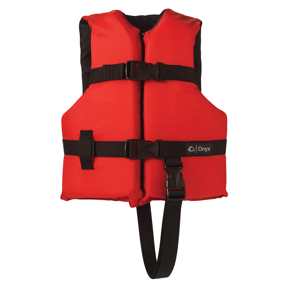 Gilet de sauvetage polyvalent en nylon Onyx - Enfant 30 à 50 lb - Rouge [103000-100-001-12]