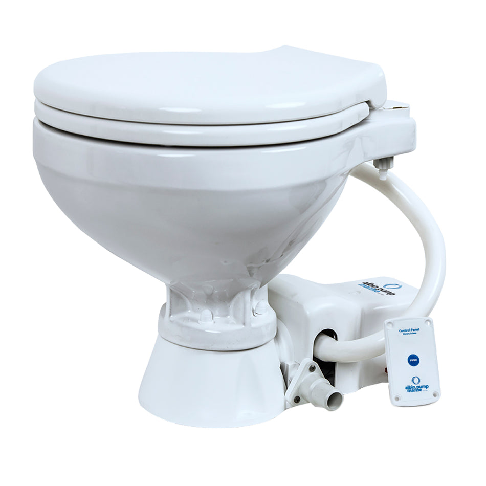 Toilettes marines Albin Group Standard Electric EVO Compact - 12V [07-02-004]