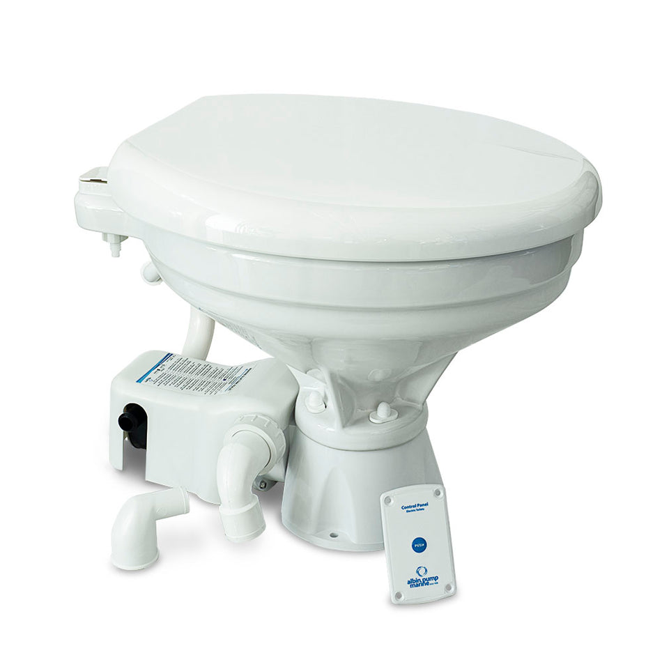 Toilettes marines Albin Group Standard Electric EVO Comfort - 12V [07-02-006]