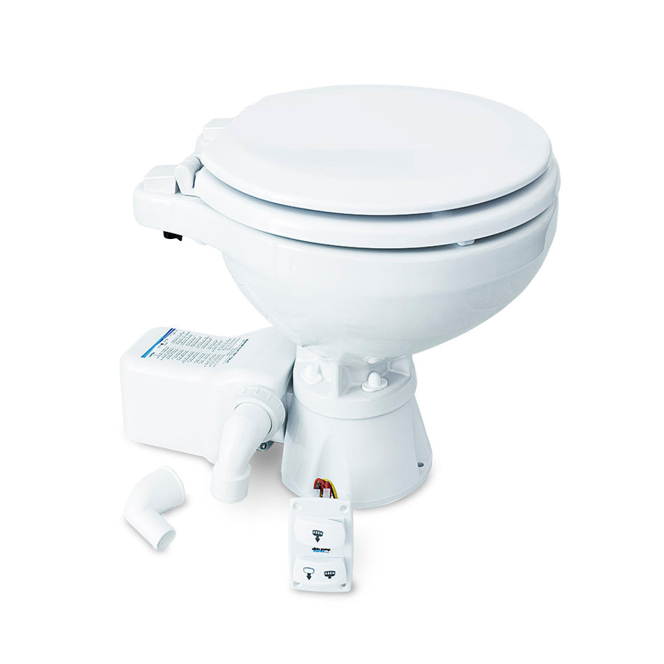 Toilettes marines Albin Group Compactes Électriques Silencieuses - 12V [07-03-010]