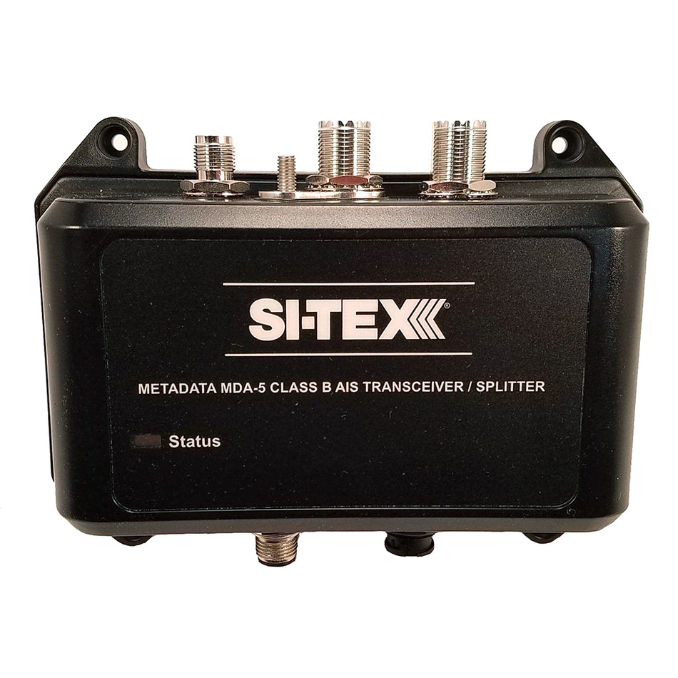 Émetteur-récepteur AIS SOTDMA Classe B haute puissance SI-TEX MDA-5 5 W avec répartiteur d'antenne intégré Wi-Fi longue portée [MDA-5]