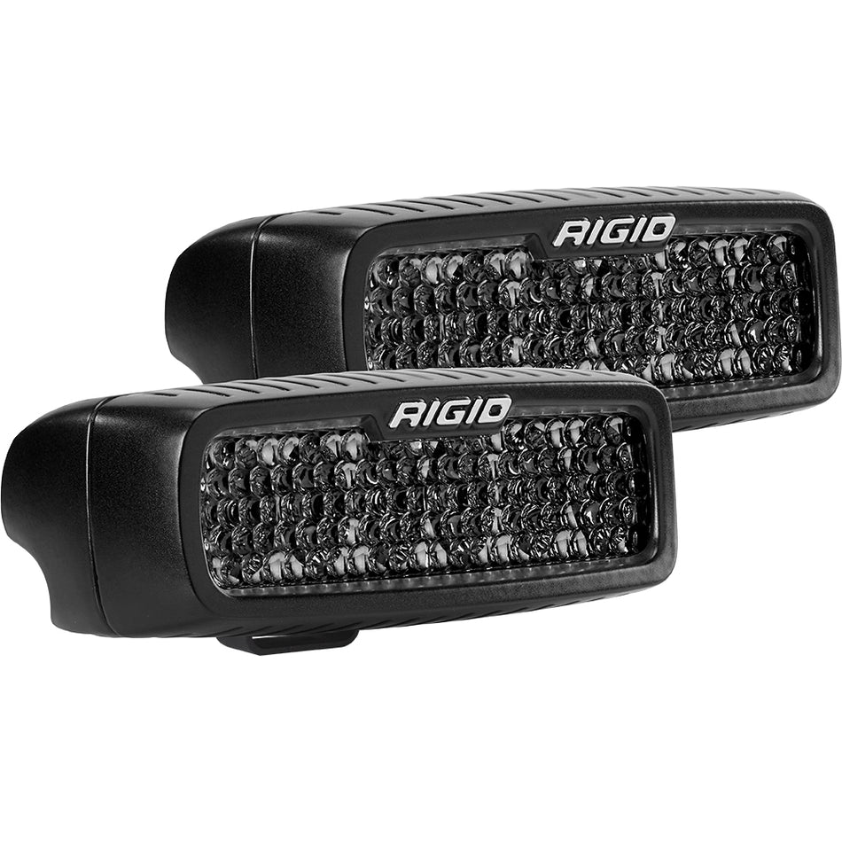 RIGID Industries SR-Q Series PRO Spot Diffused Midnight Montage en surface - Paire [905513BLK]