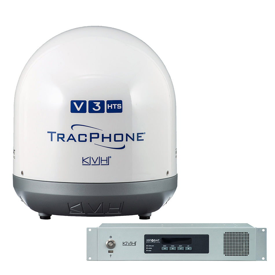 KVH TracPhone V3-HTS Bande Ku 14,5" mini-VSAT [01-0418-11]