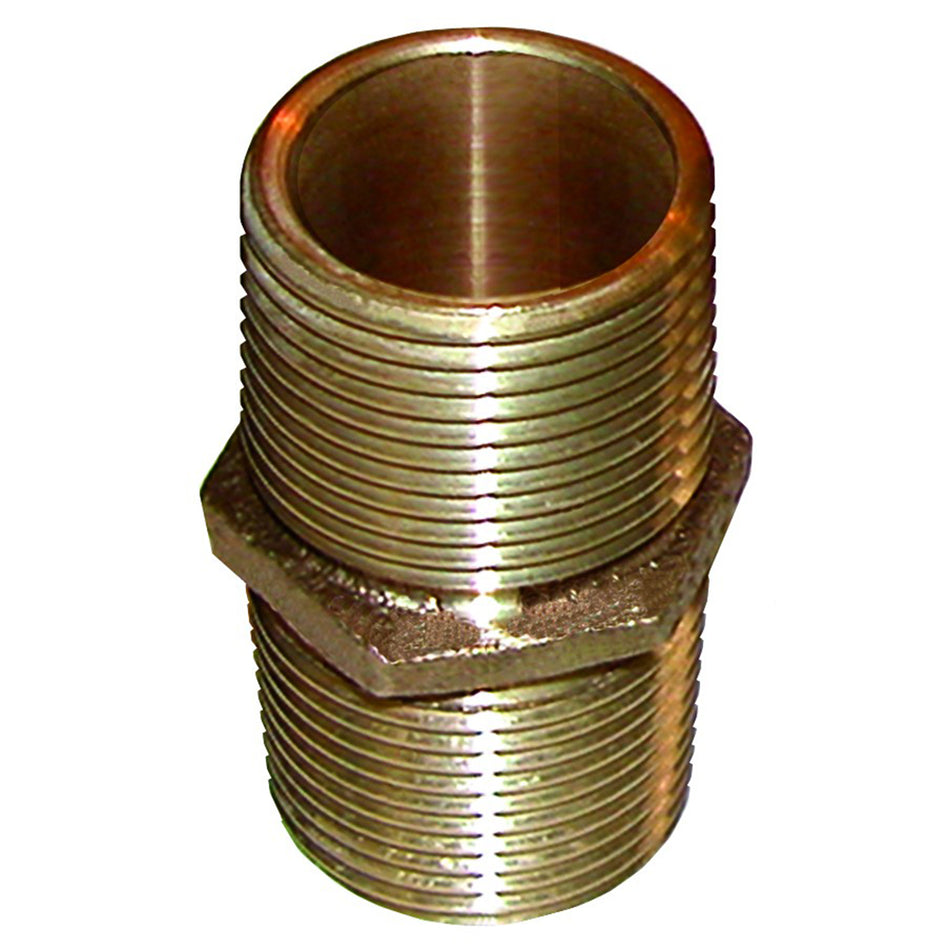 Mamelon de tuyau en bronze Groco - 2-1/2 "NPT [PN-2500]