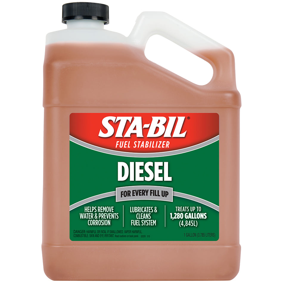 Stabilisateur de carburant pour diesel STA-BIL - Améliorant les performances - 1 gallon [22255]