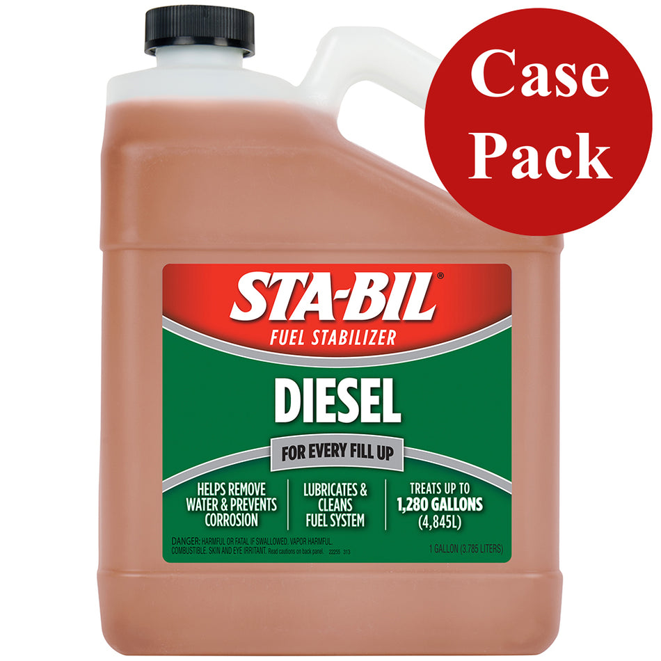 Stabilisateur de carburant pour diesel STA-BIL - Améliorant les performances - 1 gallon *Caisse de 4* [22255CASE]