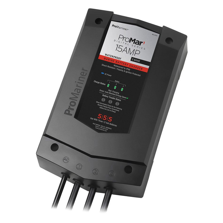 Chargeur numérique ProMariner ProMar1 DS - 15 A - 3 banques [31515]