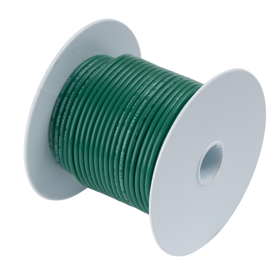 Fil de cuivre étamé Ancor - 6 AWG - Vert - 25 [112302]