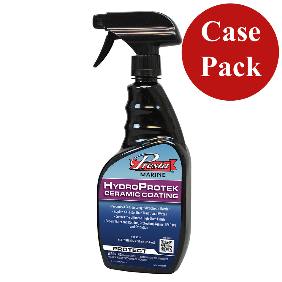 Revêtement céramique Presta Hydro Protek - Spray de 22 oz *Caisse de 12* [169622CASE]