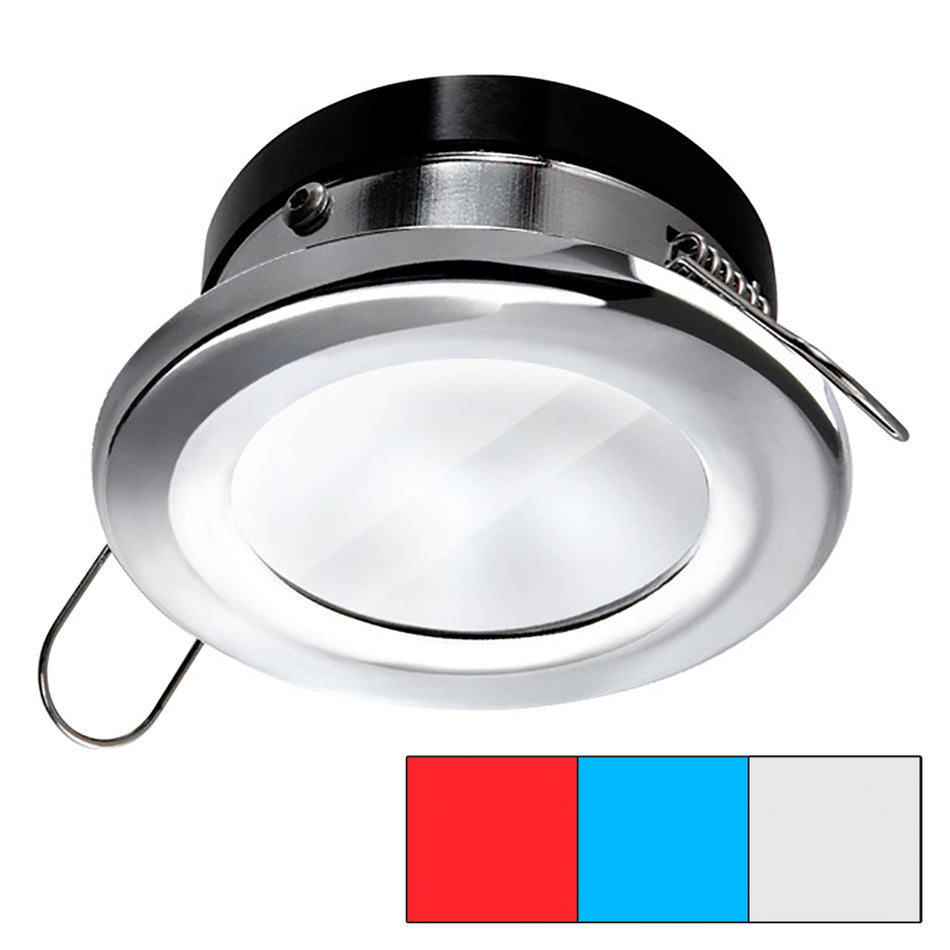 Lampe à ressort i2Systems Apeiron A1120 - Ronde - Rouge, blanc froid bleu - Chrome poli [A1120Z-11HAE]