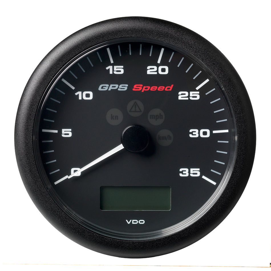 Compteur de vitesse GPS Veratron 4-1/4" (110MM) ViewLine 0-35 NŒUDS/KMH/MPH - 8 à 16 V, cadran noir [A2C59501782]