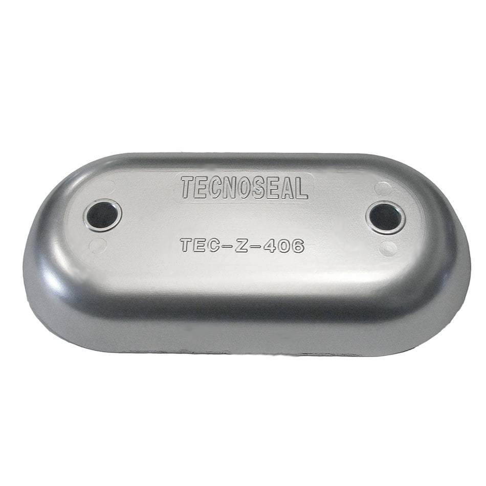 Anode en plaque de coque en magnésium Tecnoseal 8-3/8" x 4-1/32" x 1-1/16" [TEC-Z-406MG]