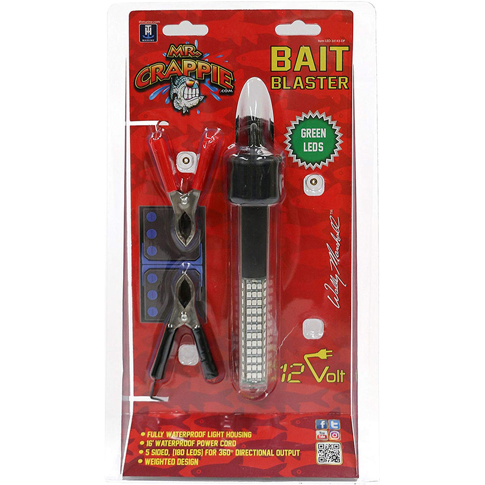 TH Marine Mr. Crappie Bait Blaster - Lumière verte sous-marine [LED-34143-DP]