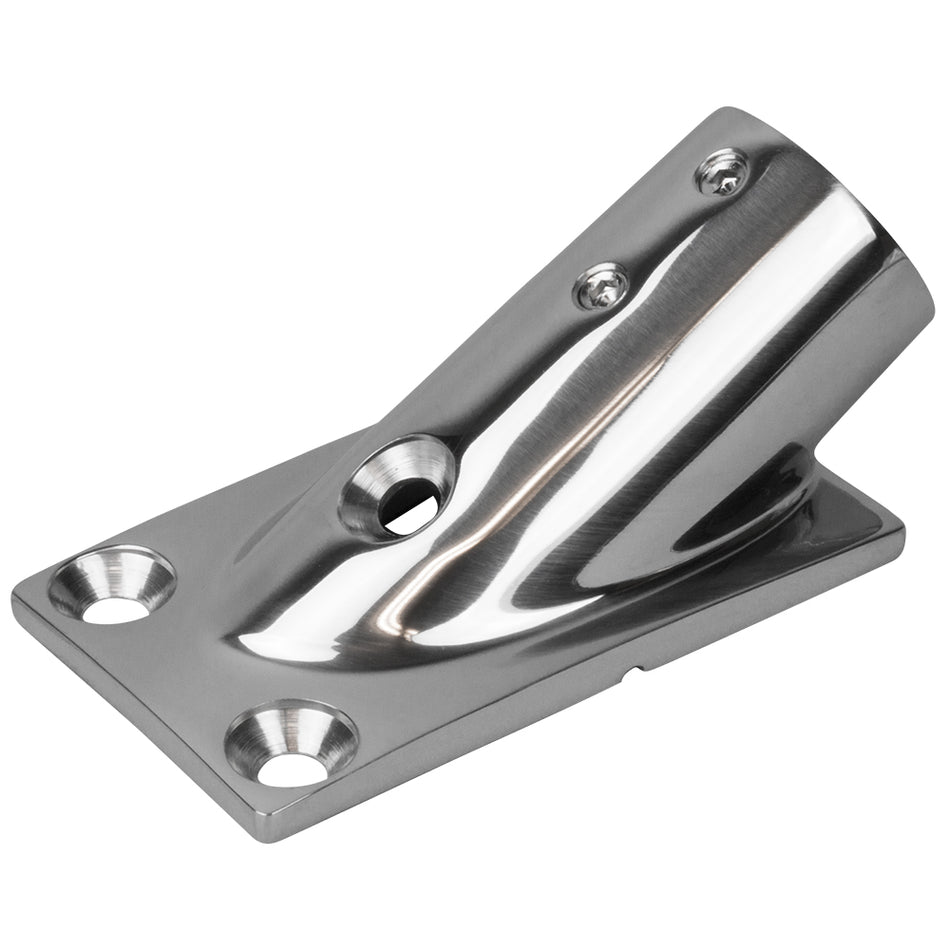 Base de rail Sea-Dog Base rectangulaire 30 316 en acier inoxydable - 1-7/8" x 3-3/16" - 1" OD [281301-1]