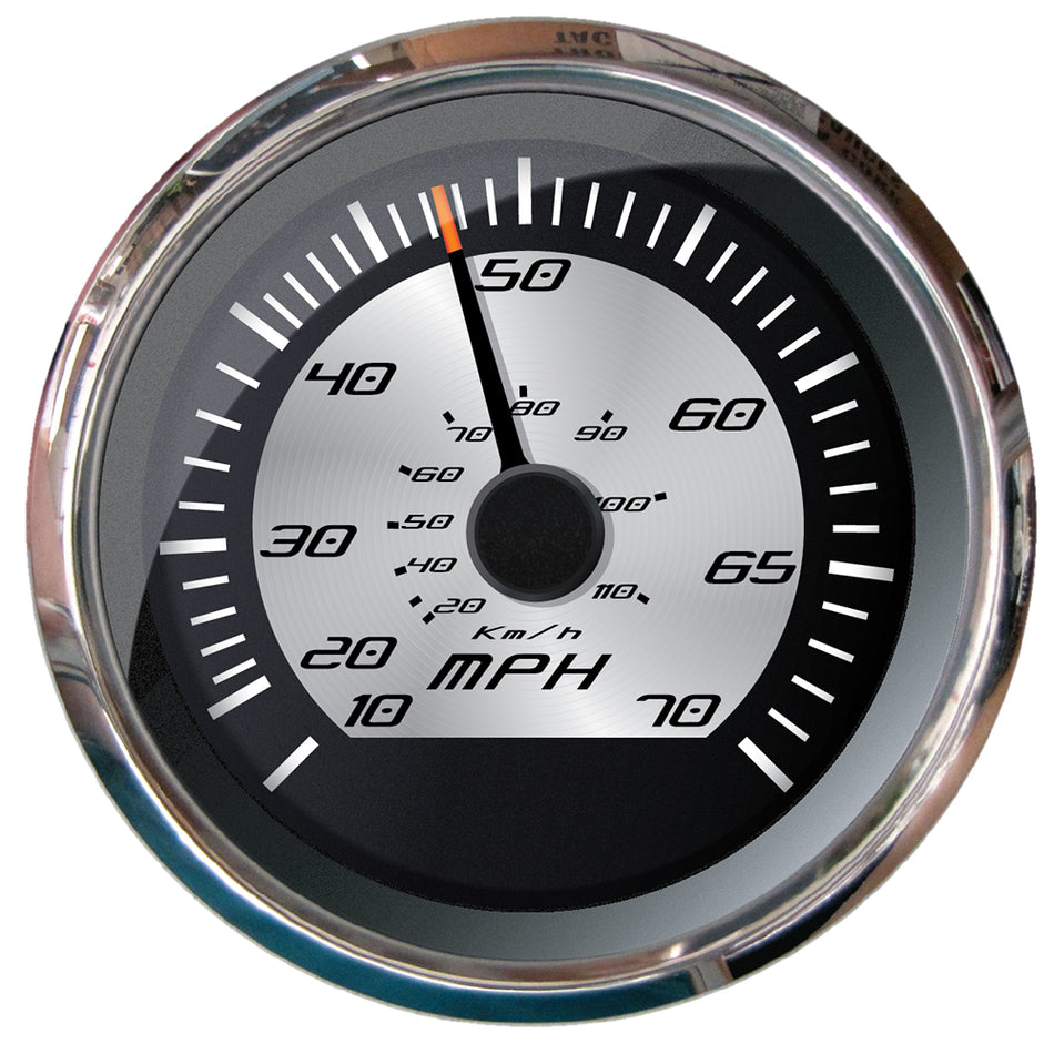 Compteur de vitesse Faria Platinum 4" - 70 MPH (Pitot) [22011]