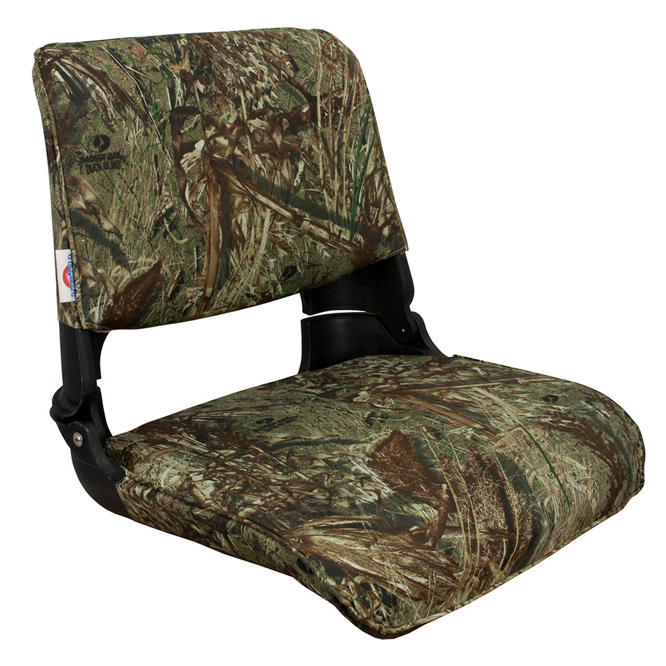 Siège pliant Springfield Skipper Premium - Store Mossy Oak Duck avec coque noire [1061021]