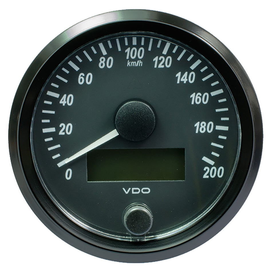 Compteur de vitesse VDO SingleViu 80 mm (3-1/8") - 200 km/h [A2C3832940030]