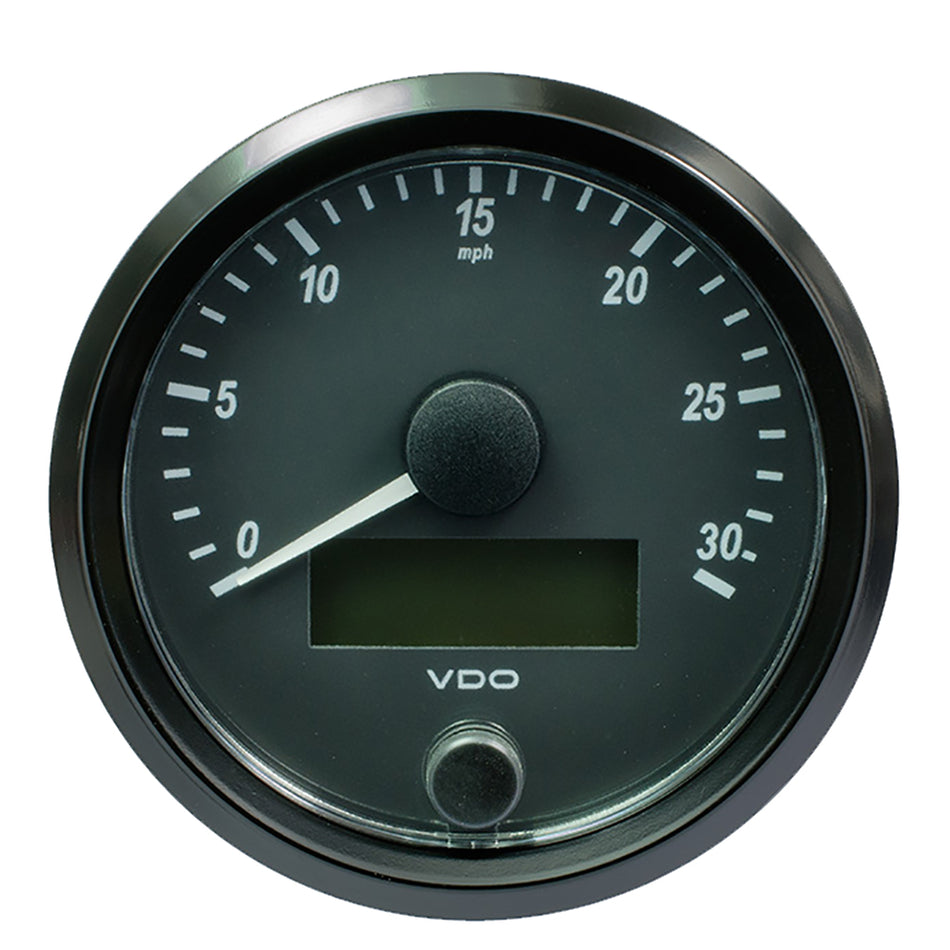 Compteur de vitesse VDO SingleViu 80 mm (3-1/8") - 30 MPH [A2C3832880030]