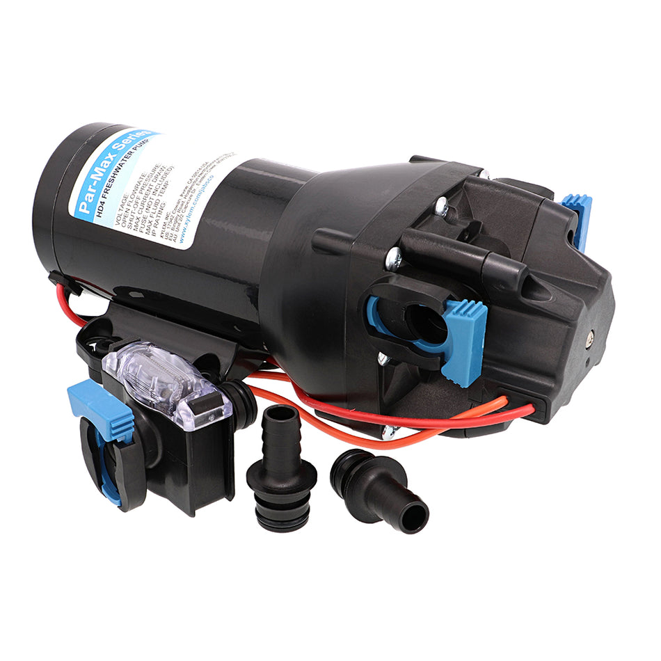 Pompe à eau à pression robuste Jabsco Par-Max HD4 - 12 V - 4 GPM - 40 PSI [Q401J-115S-3A]