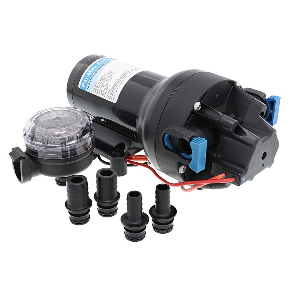 Pompe à eau sous pression robuste Jabsco Par-Max HD5 - 12 V - 5 GPM - 40 PSI [P501J-115S-3A]