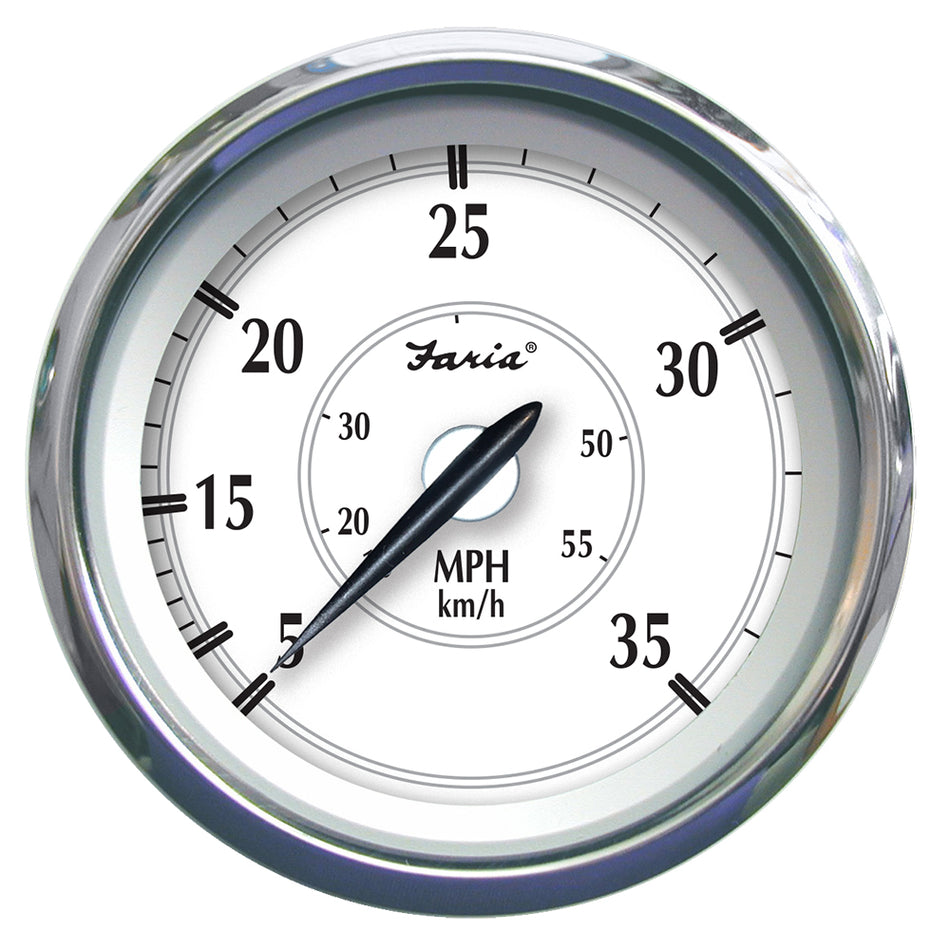 Compteur de vitesse Faria Newport SS 4" - 0 à 35 MPH [45008]