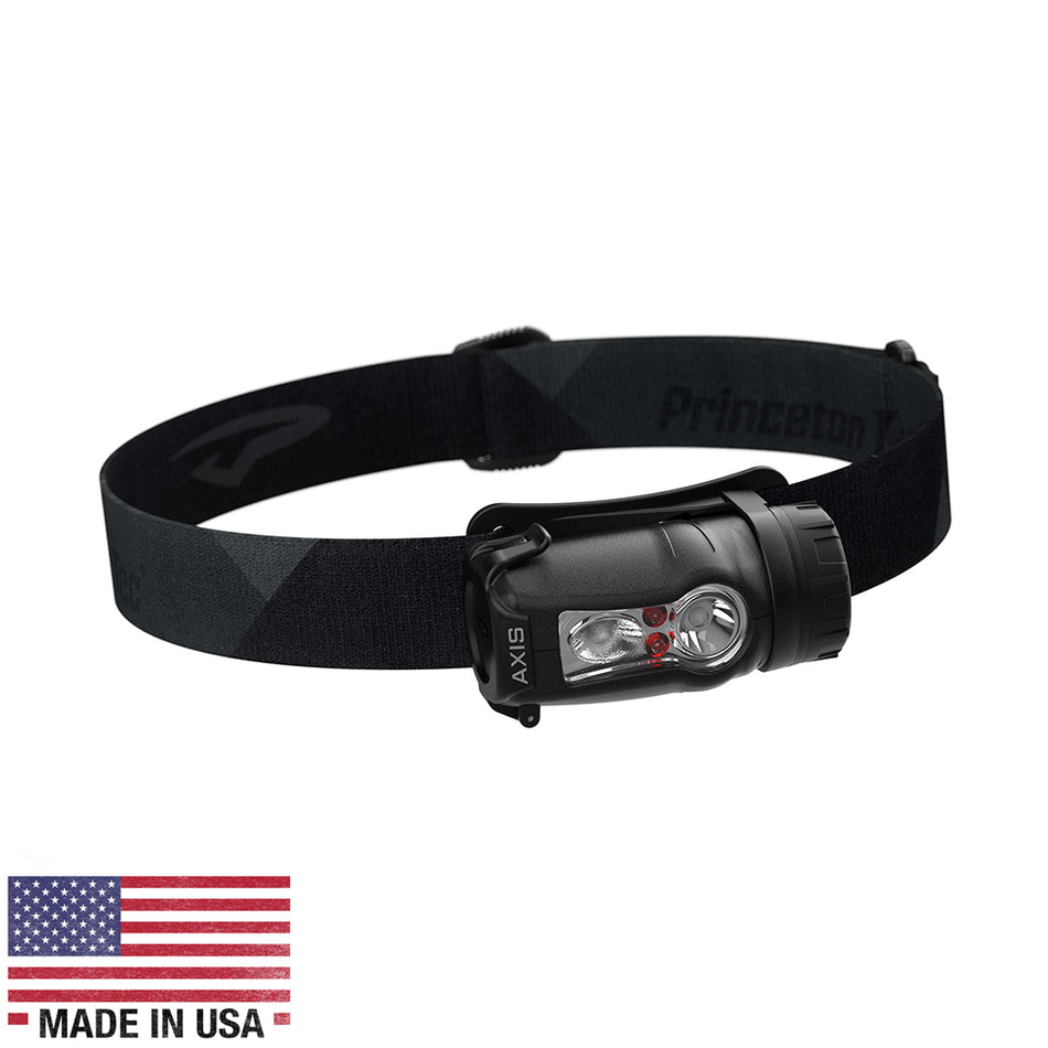 Princeton Tec Axis Rechargeable LED HeadLamp - Black/Grey [AXRC21-BK/DK]