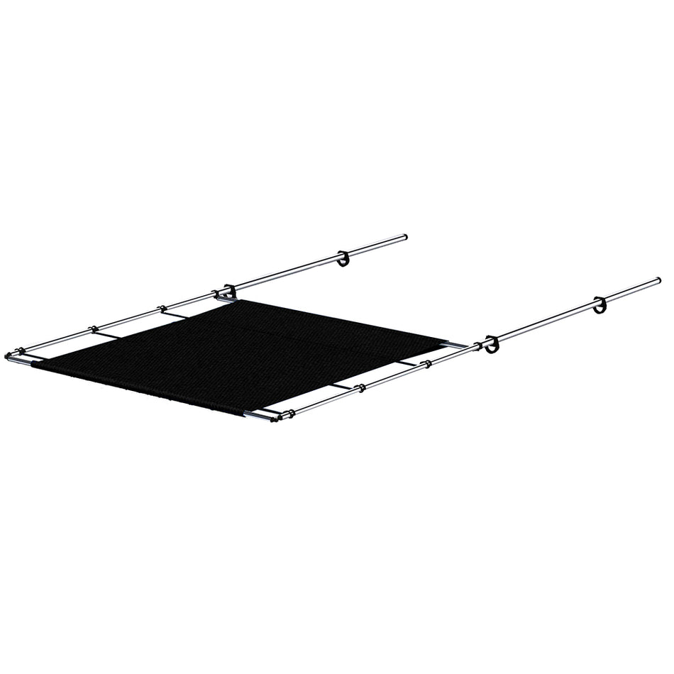 Store électrique SureShade PTX - 57" de large - Acier inoxydable - Noir [2021026400]