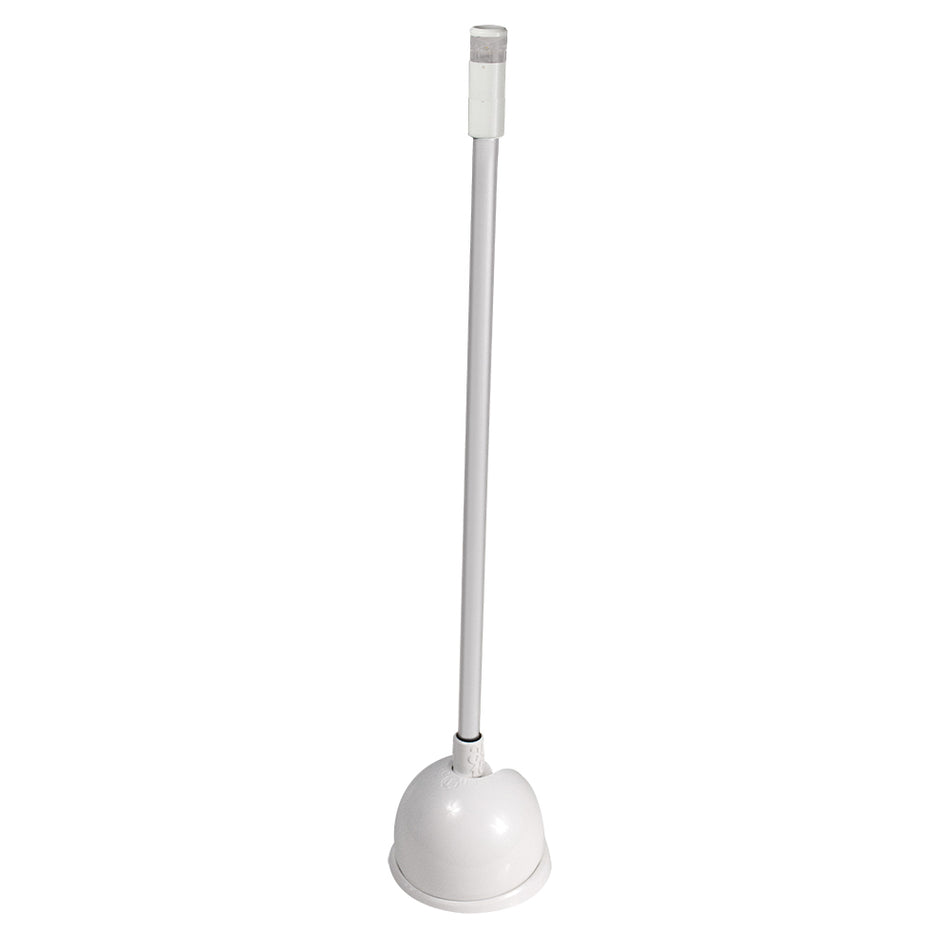 Lampe d'ancrage Lumitec Contour - 12" - Tige blanche, base blanche [101692]