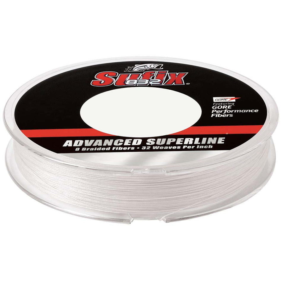 Tresse Sufix 832 Advanced Superline - 8 lb - Ghost - 150 mètres [660-008GH]