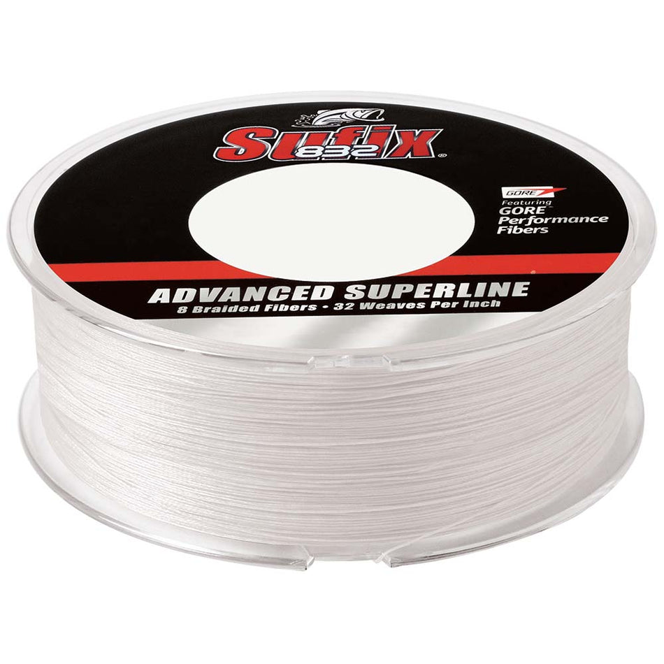 Tresse Sufix 832 Advanced Superline - 20 lb - Ghost - 600 mètres [660-220GH]