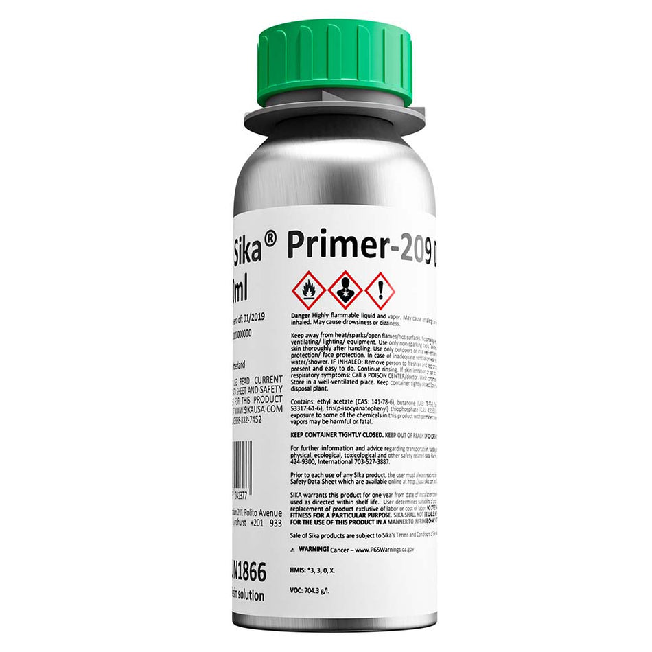 Sika Primer-209 D Noir Flacon de 250 ml [451588]