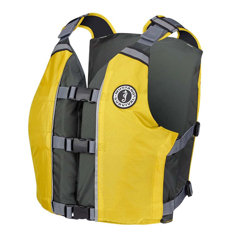 Gilet en mousse Mustang APF - Jaune/Gris - Universel [MV4111-222-0-216]