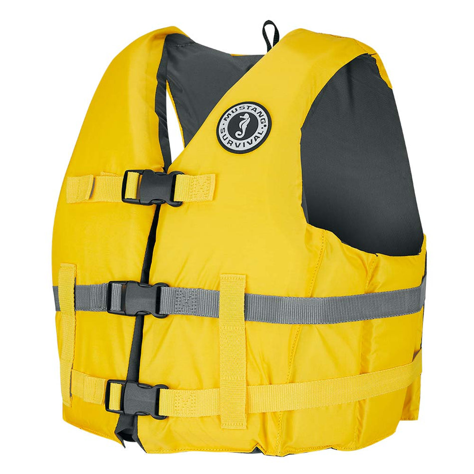 Gilet en mousse Mustang Livery - Jaune - XL/XXL [MV701DMS-25-XL/XXL-216]