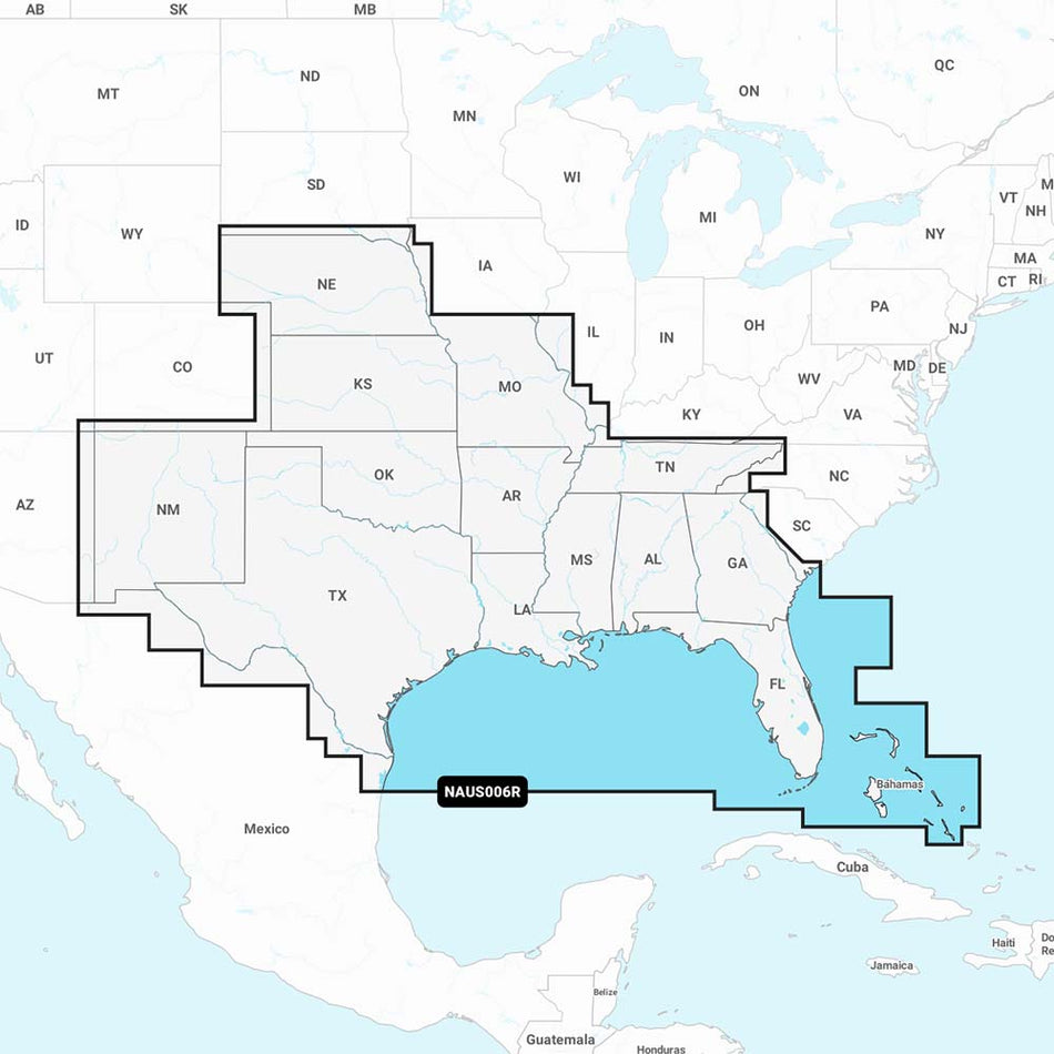 Navionics NAUS006R - Sud des États-Unis - Navionics+ [010-C1369-30]