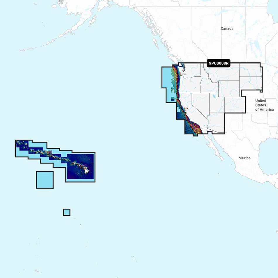 Navionics Platinum + NPUS008R - États-Unis Ouest [010-C1371-40]